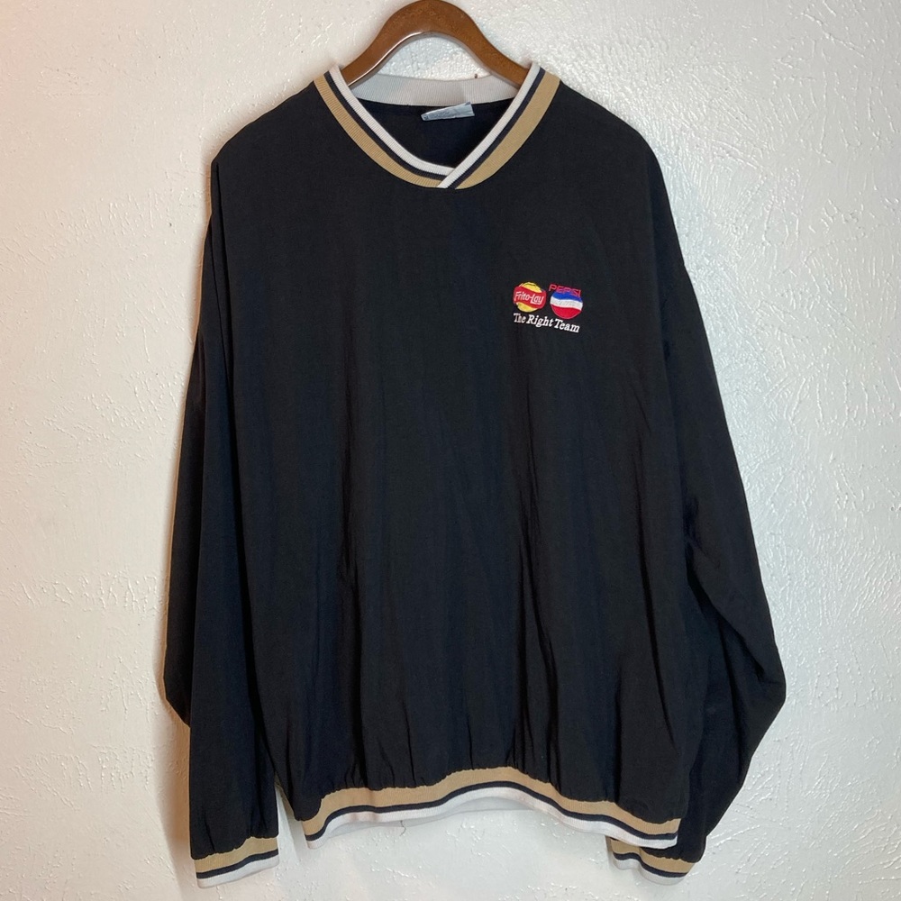 Vintage 90s windbreaker jacket sz L pepsi frito lay